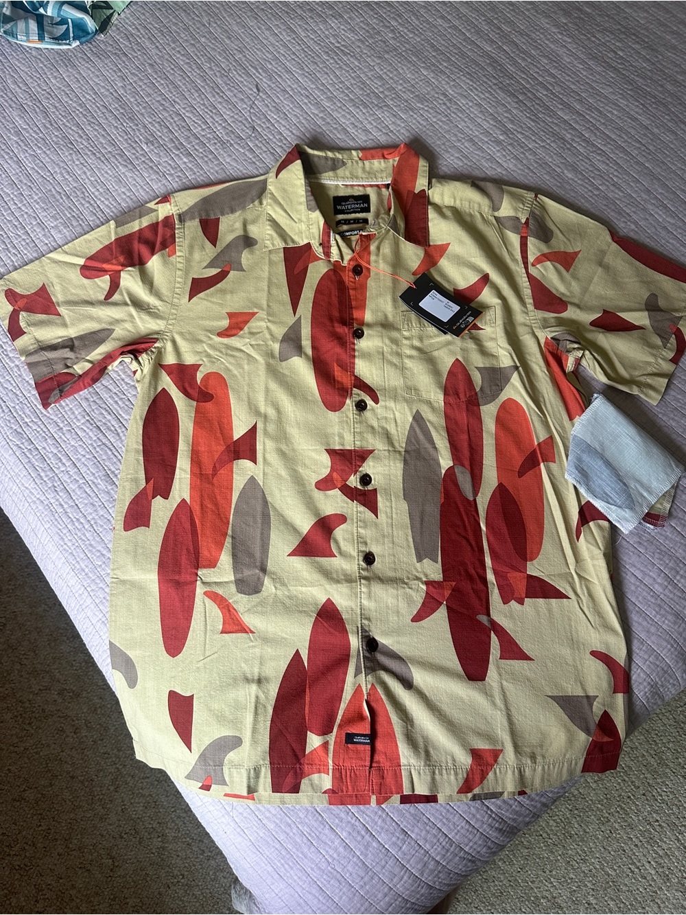 Quicksilver Waterman Comfort Fit Tiki Men’s Shirt